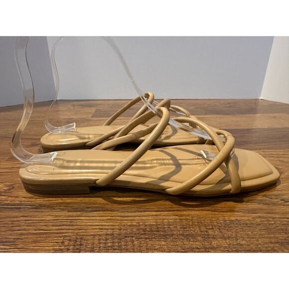 Marc Fisher Women's Fiada 2 Strappy Sandals – Beige – Size 9 – Minimalist Style - Picture 2 of 8